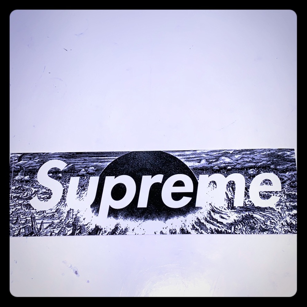 2017 Supreme X Akria Explosion Box Logo Sticker